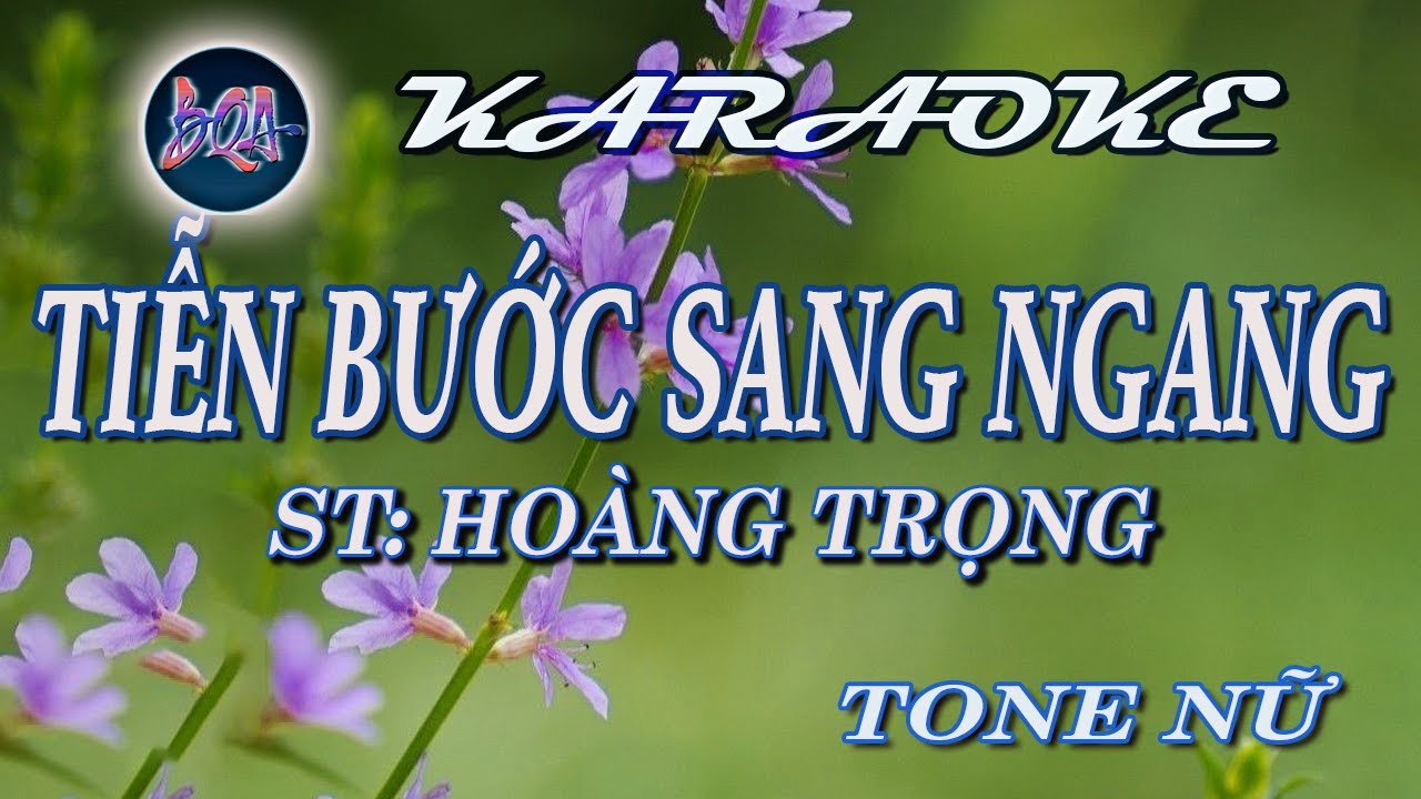 Tiễn bước sang ngang - Karaoke  Tone Nữ   [Bình Quân Anh]