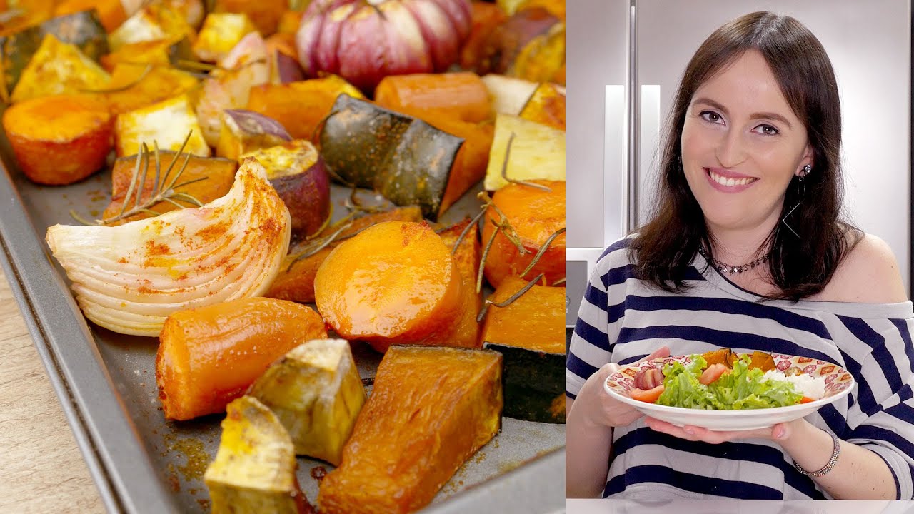 LEGUMES ASSADOS PARA FAZER A LIMPA NA GELADEIRA - SUPER SAUDÁVEL E SABOROSO | Cook'n Enjoy #609