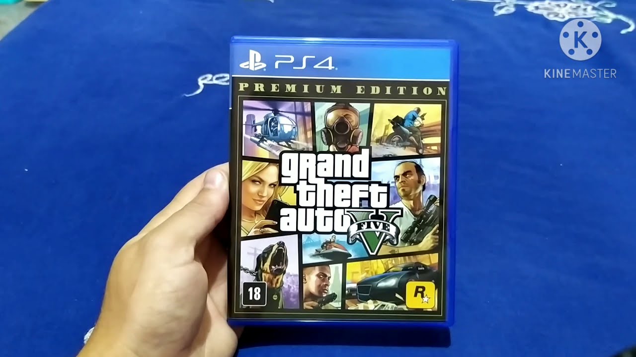 Jogo GTA 5 - Grand Theft Auto V (Premium Online Edition) - PS4