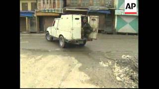 INDIA: KASHMIR: ELECTIONS MARRED BY VIOLENT CLASHES