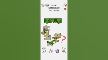 Brain out 2 level 40 || I want a dinosaur || gameplay