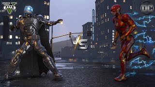 GTA 5 - Armored Batman VS Zack Snyder's Flash (Gameplay)