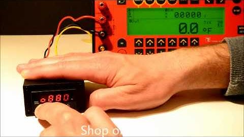 How to Set the PMD Series Display