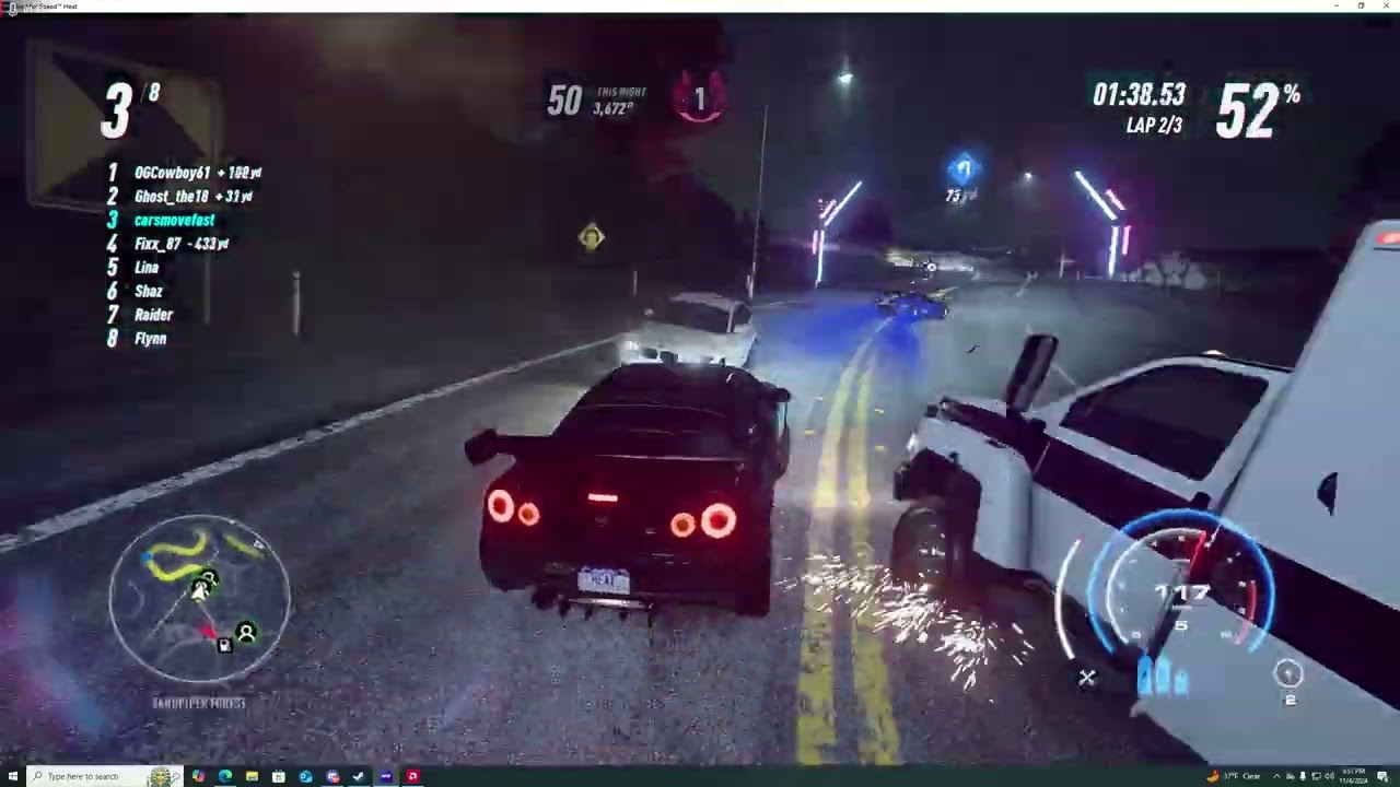 NFS | Heat | Redrock Tornado -Nissan Skyline R34 - close race!