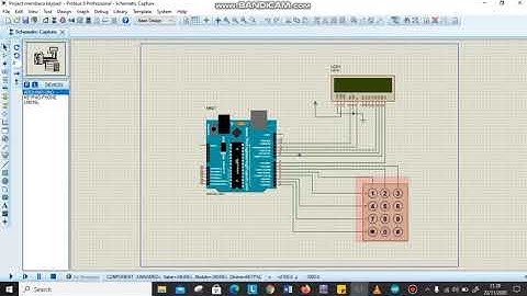 Project Membaca Keypad menggunakan Software Proteus 8 & Ardiono IDE