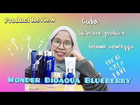 Wonder Aquabio Blueberry Skincare REVIEW!! Apa jadi lepas seminggu?