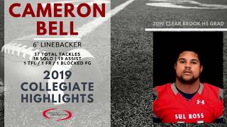 Cameron Bell | 6' LB | 2019 Collegiate Highlights