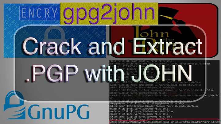 How to crack asc keys with John and extract PGP encrypted file