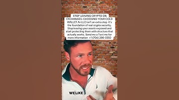 Backup your Wallets to Web3 Ecosystem, Exchanges and cold wallets aren