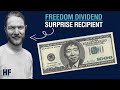 Freedom Dividend recipient gets surprised by Andrew Yang