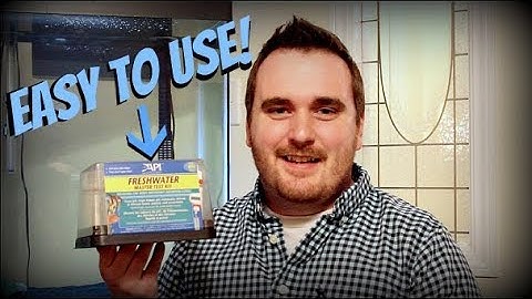 HOW TO USE THE API FRESHWATER MASTER TEST KIT?