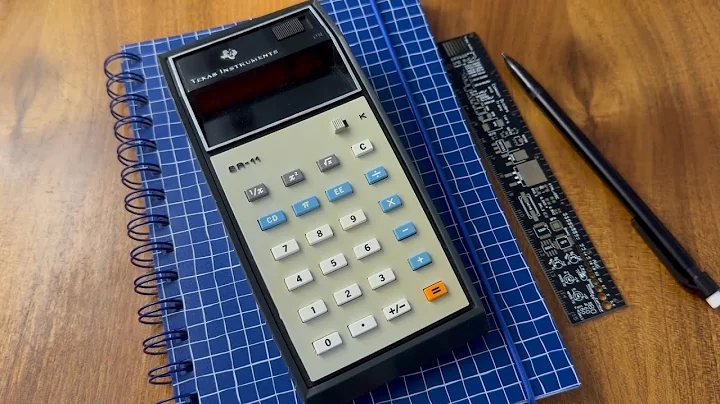 Texas Instruments SR-11 Electronic Slide Rule Calculator Demonstration