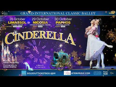 “Cinderella” fairy tale ballet for adults and children October 28, 29 and 30 in Cyprus