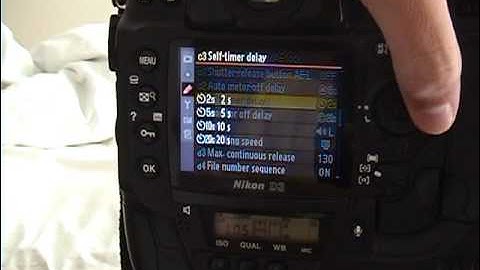 Nikon Camera Tutorials: Timer
