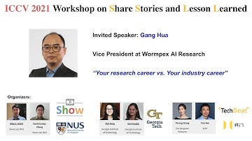 Gang Hua, ICCV 2021 Workshop on Share Stories and Lesson Learned