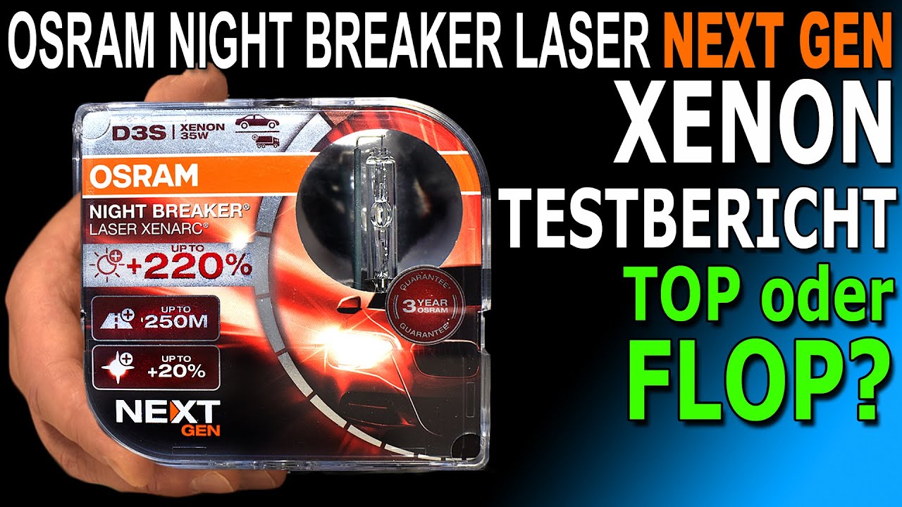 💡 TESTBERICHT Osram Night Breaker Laser NEXT GEN +220% Xenon