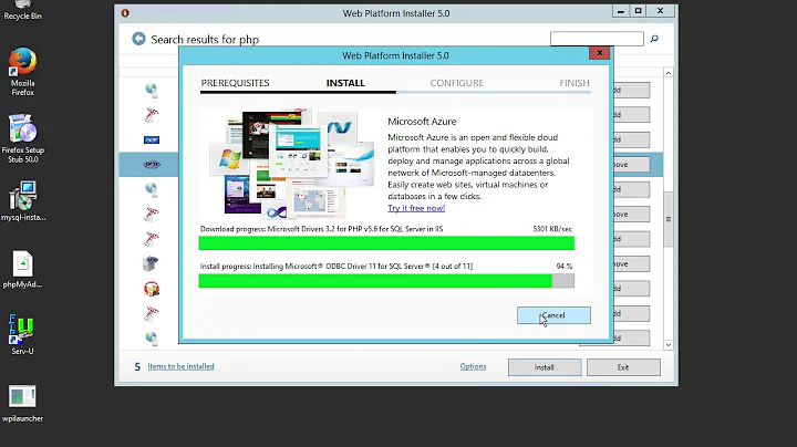 Install PHP For IIS Windows Server 2012 R2