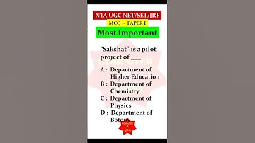 TOP MCQ 1 - NTA UGC NET/SET/JRF [ PAPER I] #shorts