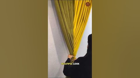 How to curtain installed with hack #curtains #homedecor #diy #tips #tricks #explore