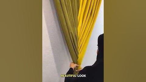 How to curtain installed with hack #curtains #homedecor #diy #tips #tricks #explore