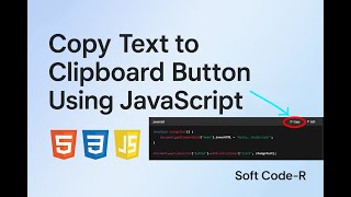 How to Create a Copy Text to Clipboard Button Using JS Clipboard API | Web Dev Project for Beginners screenshot 4