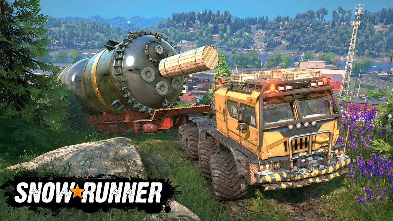 Kolob 7411 - Heavy Transporting Giant Fuel Semitrailer | SnowRunner | JPR Gameplay