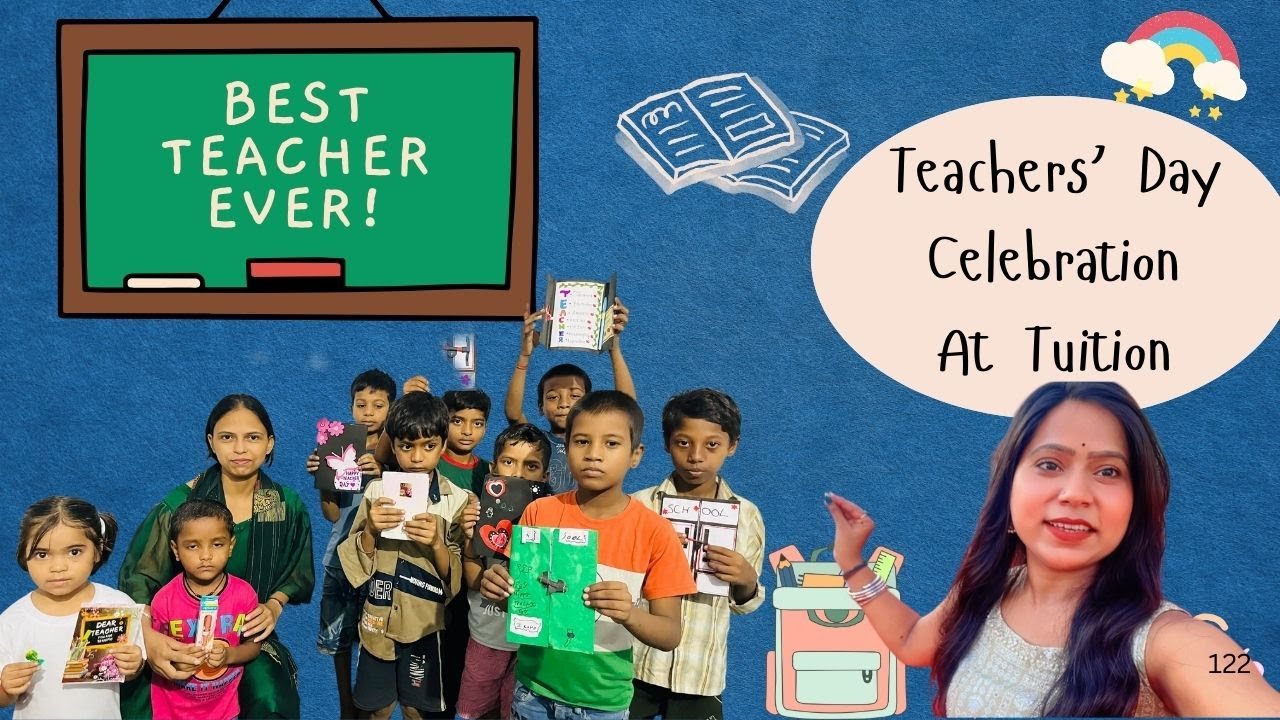 Teachers’ Day Celebration at Tuition 🎉 | Fun, Games & Surprises 👩‍🏫 