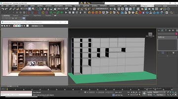 3dsmax Tutorials, Learn 3D Modeling a  Wardrobe (Almirah ) from Scratch in 3dsmax (For Beginners)
