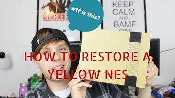 HOW TO FIX A YELLOWED NES!!