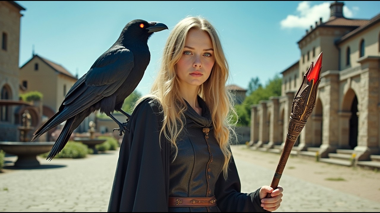 بنت بتلاقي غراب سحري بيعلمها السحر وبيديها قوة خارقة ملهاش مثيل ! ملخص فيلم