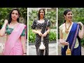 Styling Saree with Crop Tops | 5 looks to wear saree without blouse