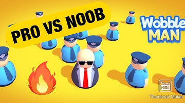 Noob vs pro vs hacker-wobble man.