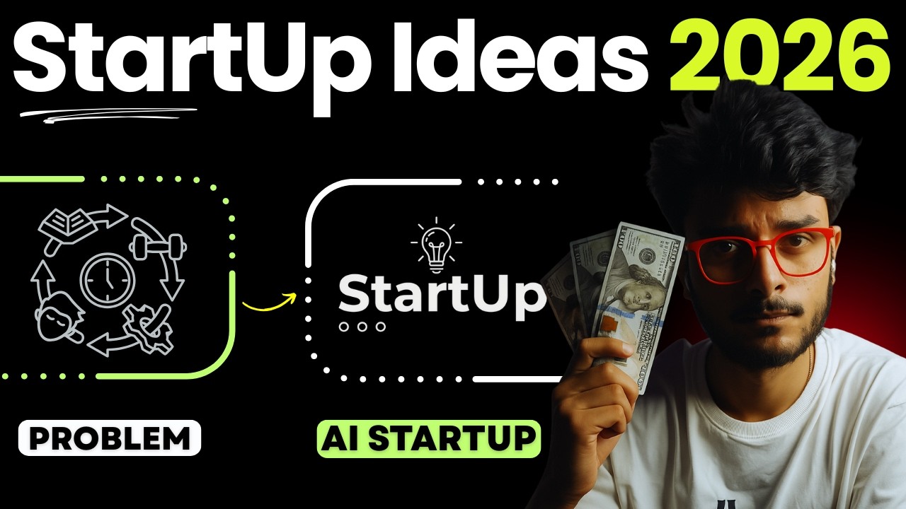 5 Game-Changing AI Startup Ideas to Build in 2026! - YouTube