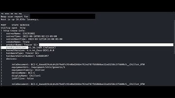 ICS NMAP #9 : HVAC Trane Tracer Enumeration