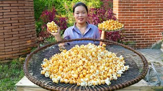 How To Make Popcorn Goes to market sell - Cook Rice For Piglets