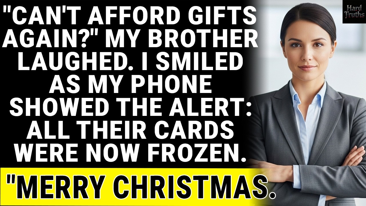 At Christmas Dinner They Called Me Poor—Then Their Credit Cards Stopped Working