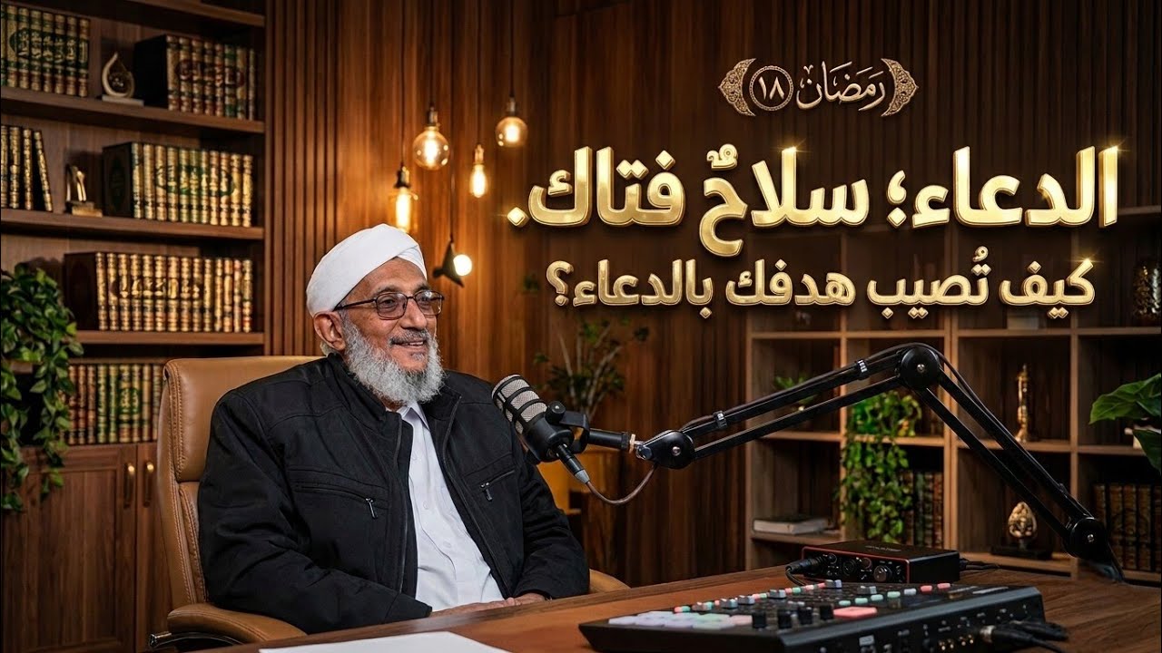 (١٨) الدعاء سلاح المؤمن..كيف تصيب هدفك بالدعاء.  #محمد #المقرمي 