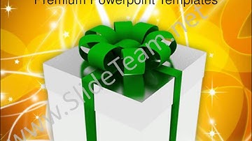 Gift On Christmas Background PowerPoint Templates PPT Backgrounds  1112 Slides Backgrounds