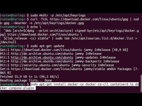 Video: Wie installiere ich Docker?