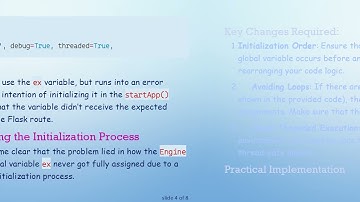 How to Fix a None Global Variable Issue in Flask Applications