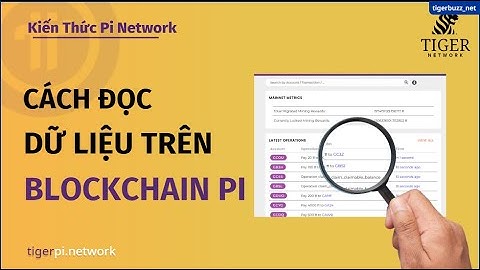 CÁCH XEM DỮ LIỆU GIAO DỊCH TRÊN BLOCKCHAIN PI