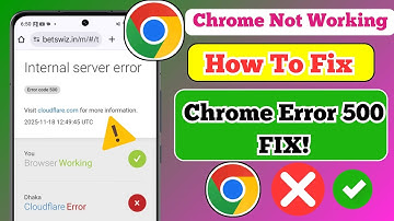 Fix Google Chrome “Internal Server Error 500 / Cloudflare Error” Problem | Chrome Error Fix 2025
