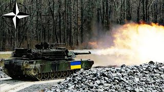 TERRIFYING! A Ukrainian M1A1 Abrams strikes and explodes a Russian T90 SM in Avdiivka