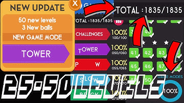 COLOR SWITCH TOWER LEVELS 25 - 50 FINISHED ALL LEVELS 100%