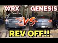 Rev off hyundai genesis 38 vs subaru wrx 25