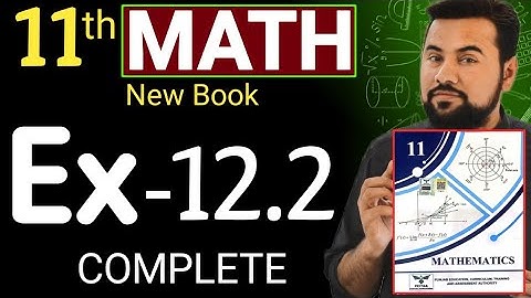11th Math Exercise 12.2 - New Book - class 11 math chapter 12 Ex-12.2
