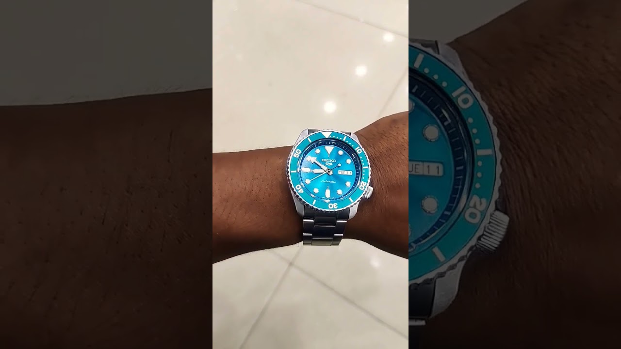 best aoutomtic watch ubder 25k with second hacking and windig features SEIKO 5 SPORT