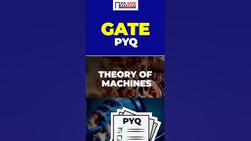 Theorie van machines GATE PYQ #shorts