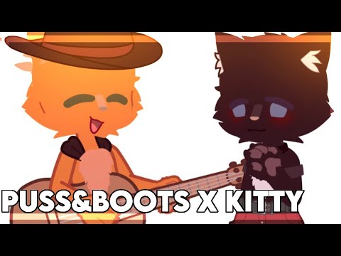 puss in boots & kitty soft paws in gacha💞💕