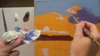 Acrylic landscape painting techniques. Lessons for beginners Part 2 Acrylic landscape painting techniques. Lessons for beginners Part 2